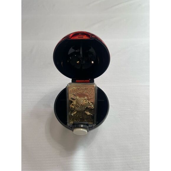 23K Gold Plated POLIWHIRL Trading Card 1999 Burger King Pokemon Pokeball W/Box - Picture 1 of 5